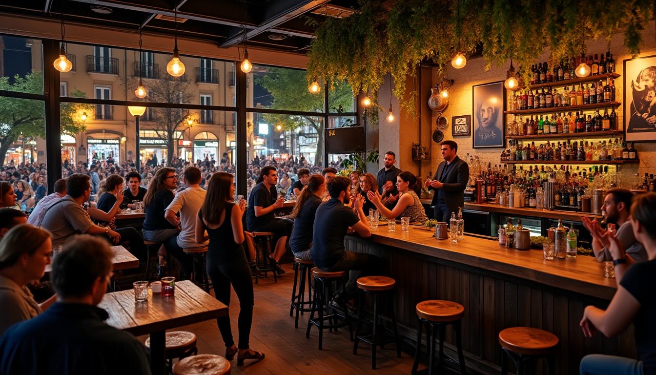 descubre los mejores bares con música en vivo en barcelona y disfruta de un ambiente único, actuaciones sorprendentes y una noche inolvidable en la ciudad.