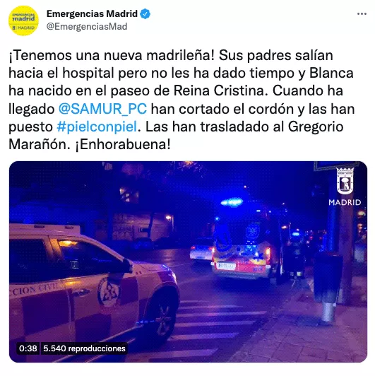 un bebé nace en una calle de madrid asistido por su padre, una historia conmovedora de valentía y amor en un momento inesperado.