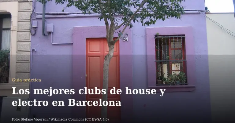 Los mejores clubs de house y electro en Barcelona