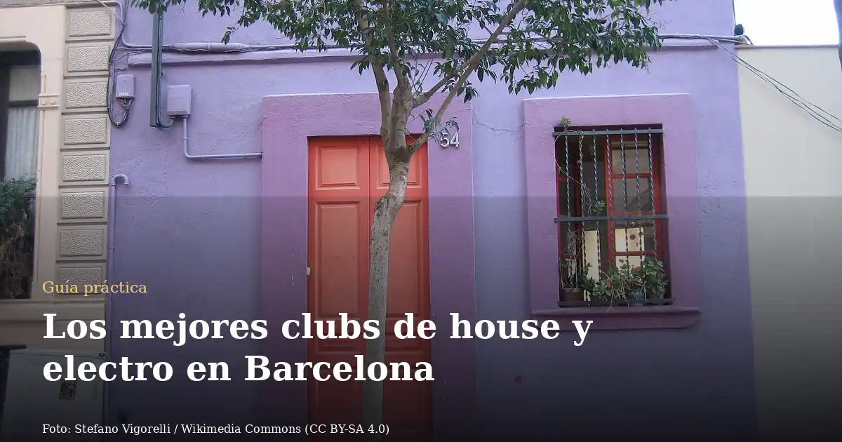 Los mejores clubs de house y electro en Barcelona