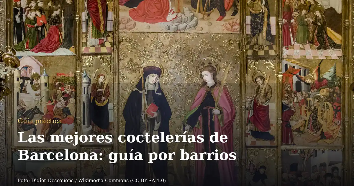 Las mejores coctelerías de Barcelona: guía por barrios