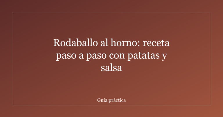 Rodaballo al horno: receta paso a paso con patatas y salsa