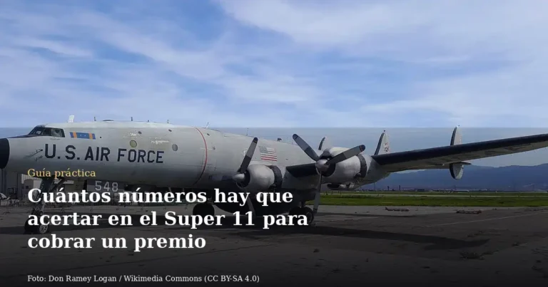 Cuántos números hay que acertar en el Super 11 para cobrar un premio
