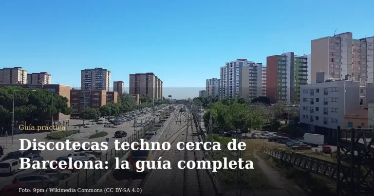 Discotecas techno cerca de Barcelona: la guía completa