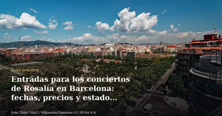 Entradas para los conciertos de Rosalía en Barcelona: fechas, precios y estado actual