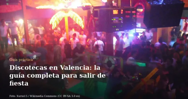 Discotecas en Valencia: la guía completa para salir de fiesta